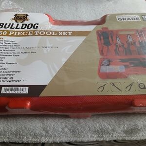 Bulldog 50-Piece Tool Set with Red Case